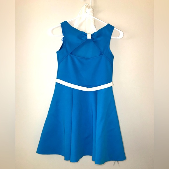Girls Sleeveless Jazz Costume with Neck Scarf - Picture 2 of 7